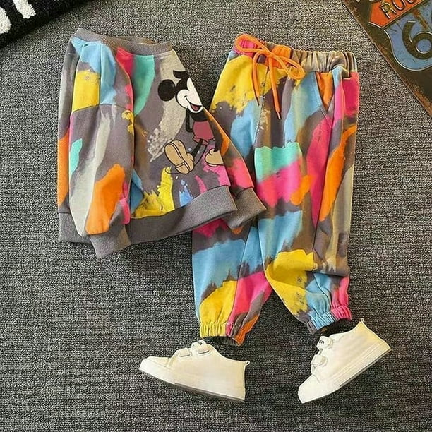 Children Baby Boy Long Sleeve Sweatshirt Pullover Tops + Joggers Pants Outfit Set 2-3Y 1532975 - TUZZUT Qatar Online Shopping