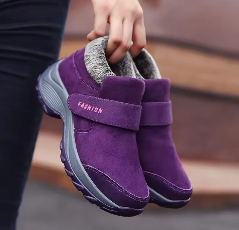 Women's Winter Thickened Fleece-Lined Warm Shoes       S1510799 - TUZZUT Qatar Online Shopping