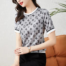 Women's Top Short-sleeved T-shirt   536531 - TUZZUT Qatar Online Shopping