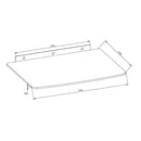 SkillTech Medium DVD / Receiver Tempered Glass Wall Mount - SH 03D (34x24cm) - Tuzzut.com Qatar Online Shopping