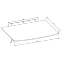 SkillTech Large DVD / Receiver Tempered Glass Wall Mount - SH 01D (40x30cm) - Tuzzut.com Qatar Online Shopping