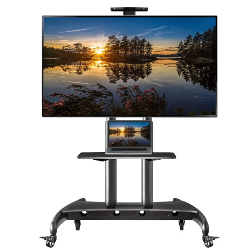 Skill Tech Heavy-Duty Height Adjustable Professional TV Trolley Stand - NB AVA-1800-70-1P (Fits Most 55 Skill Tech Heavy-Duty Height Adjustable Professional TV Trolley Stand - NB AVA-1800-70-1P (Fits Most 55