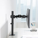 Single Monitor Pole-Mounted Monitor Arm - SH 070C012 (Fits Most 13" ~ 27") - Tuzzut.com Qatar Online Shopping