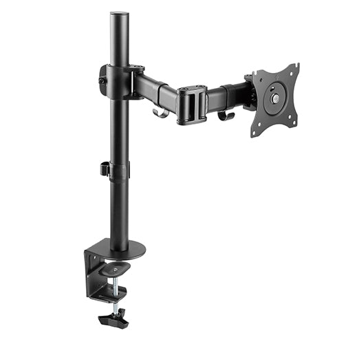Single Monitor Pole-Mounted Monitor Arm - SH 070C012 (Fits Most 13" ~ 27") - Tuzzut.com Qatar Online Shopping