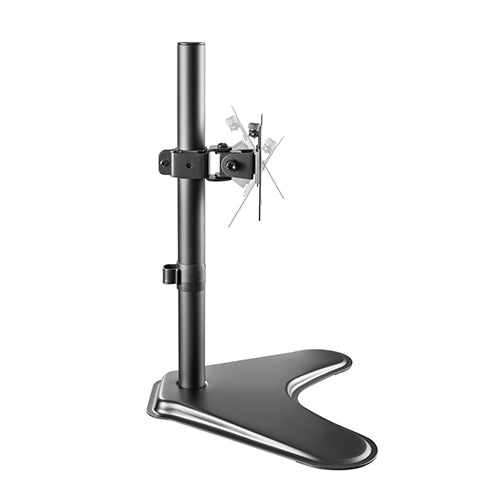 Single-Monitor Steel Articulating Monitor Stand - SH T01 (Fits Most 13" ~ 32") - Tuzzut.com Qatar Online Shopping