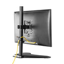 Single-Monitor Steel Articulating Monitor Stand - SH T01 (Fits Most 13" ~ 32") - Tuzzut.com Qatar Online Shopping