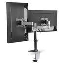 Dual Monitors Premium Articulating Monitor Mount - SH 110C024 (Fits Most 13" ~ 27") - Tuzzut.com Qatar Online Shopping