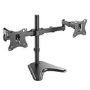 Dual-Monitor Steel Articulating Monitor Mount - SH M0011C (Fits Most 17" ~ 27") - Tuzzut.com Qatar Online Shopping