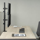 Vertical Dual-Monitor Steel Articulating Monitor Mount - SH 120 C02V (Fits Most 17" ~ 32") - Tuzzut.com Qatar Online Shopping
