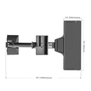 Gas Spring Floating Sit-Stand Single Monitor Desktop Mount - NB 35W (Fits Most 19" ~ 27") - Tuzzut.com Qatar Online Shopping