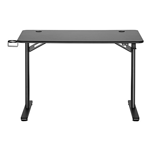 Carbon Fiber Tabletop RGB Lighting Edges Gaming Desk with Cup Holder and Headphone Hook- SH GMD08 1 Carbon Fiber Tabletop RGB Lighting Edges Gaming Desk with Cup Holder and Headphone Hook- SH GMD08 1