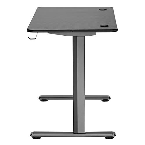 Carbon Fiber Tabletop RGB Lighting Edges Gaming Desk with Cup Holder and Headphone Hook- SH GMD08 1 Carbon Fiber Tabletop RGB Lighting Edges Gaming Desk with Cup Holder and Headphone Hook- SH GMD08 1