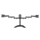 Single Pole Triple-Monitor Aluminium Articulating Monitor Mount Stand - SH 070T036 (Fits Most 13" ~ 27" Screen) - TUZZUT Qatar Online Shopping