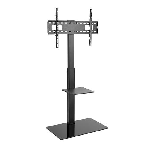 TV Floor Stand With Single Shelf - SH 18FS (Fits Most 37" ~ 70" Screen, Weight Capacity 40kg) - TUZZUT Qatar Online Shopping