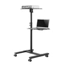 Steel Adjustable Projector & Laptop Trolley - SH TS08 - Tuzzut.com Qatar Online Shopping