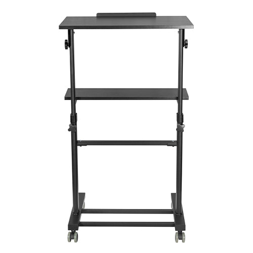 Height Adjustable Mobile Workstation With Tiltable Desktop Mount SH-WS-T01A Height Adjustable Mobile Workstation With Tiltable Desktop Mount SH-WS-T01A