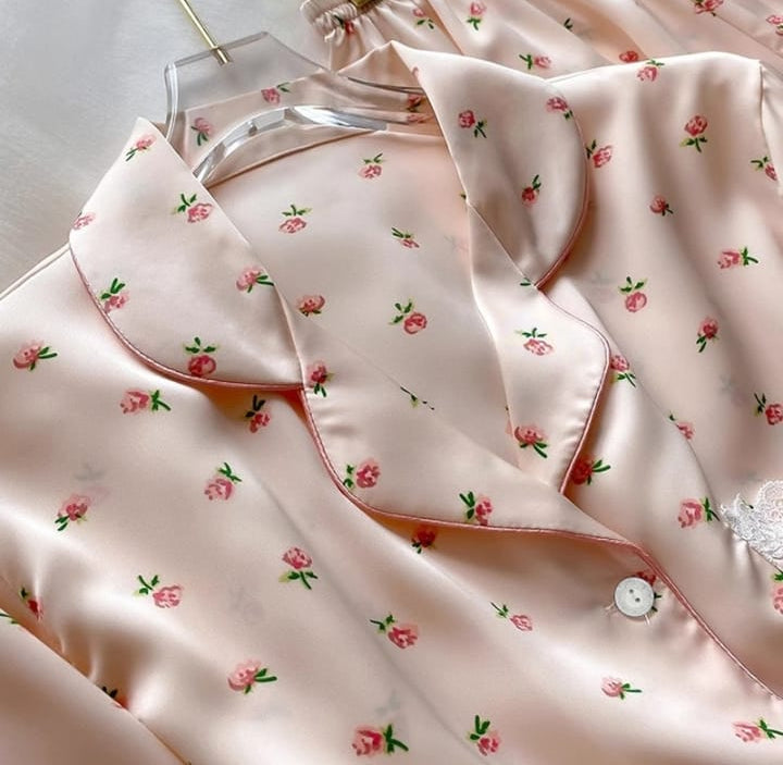 Women's Short Sleeves Sleepwear Three-Piece Set 577699 Women's Short Sleeves Sleepwear Three-Piece Set 577699