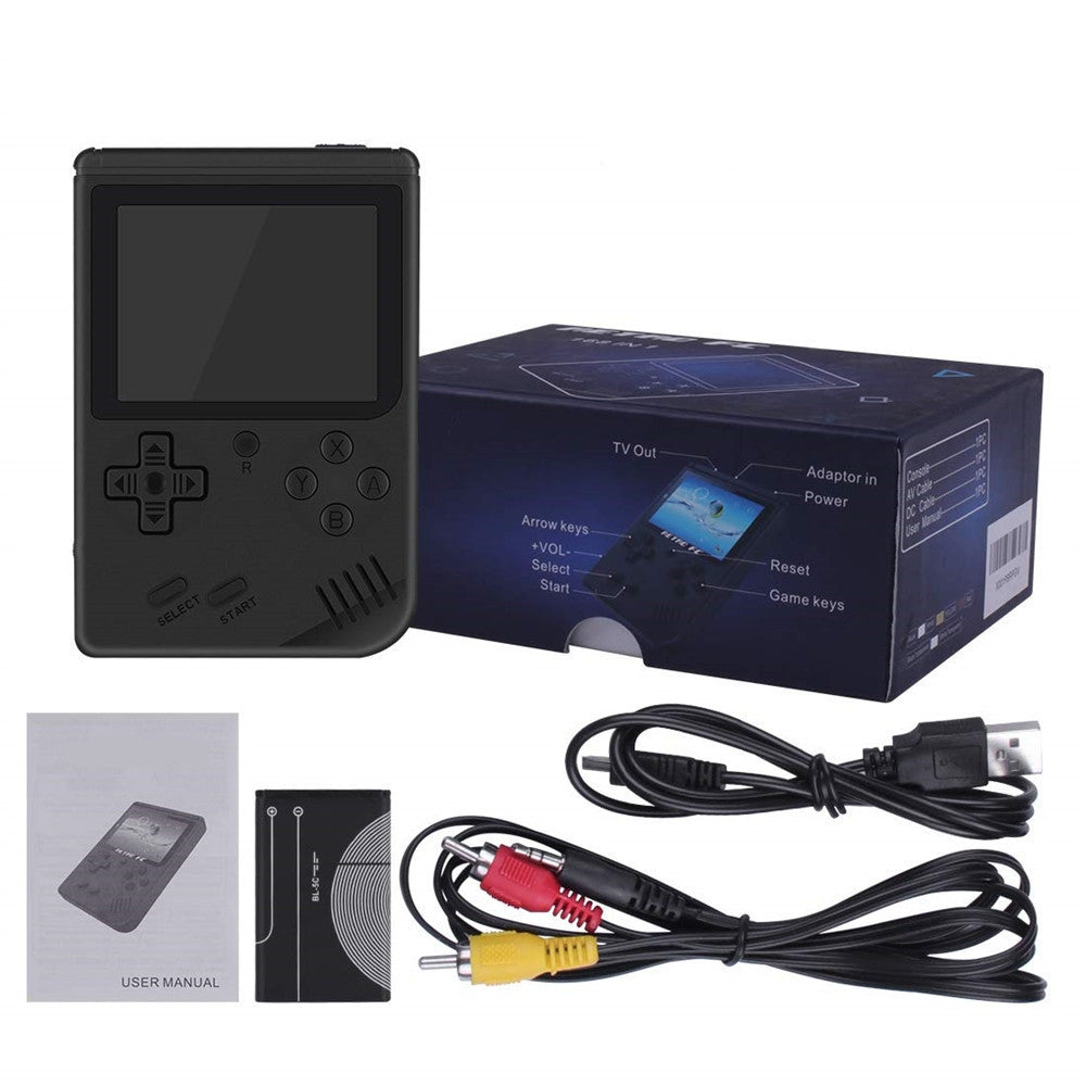 Handheld 400 Retro Games in 1 Mini Game Box Console Clear Black Handheld 400 Retro Games in 1 Mini Game Box Console Clear Black