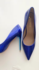 Blue Pointed Toe High Heels KY1829 - TUZZUT Qatar Online Shopping