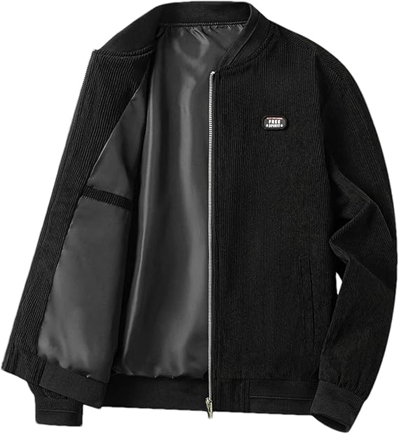 Men's Corduroy Jacket, Spring and Fall, Business Casual S5033949 - TUZZUT Qatar Online Shopping