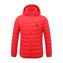 Men's heated areas warm coat jacket 133133 5XL - TUZZUT Qatar Online Shopping