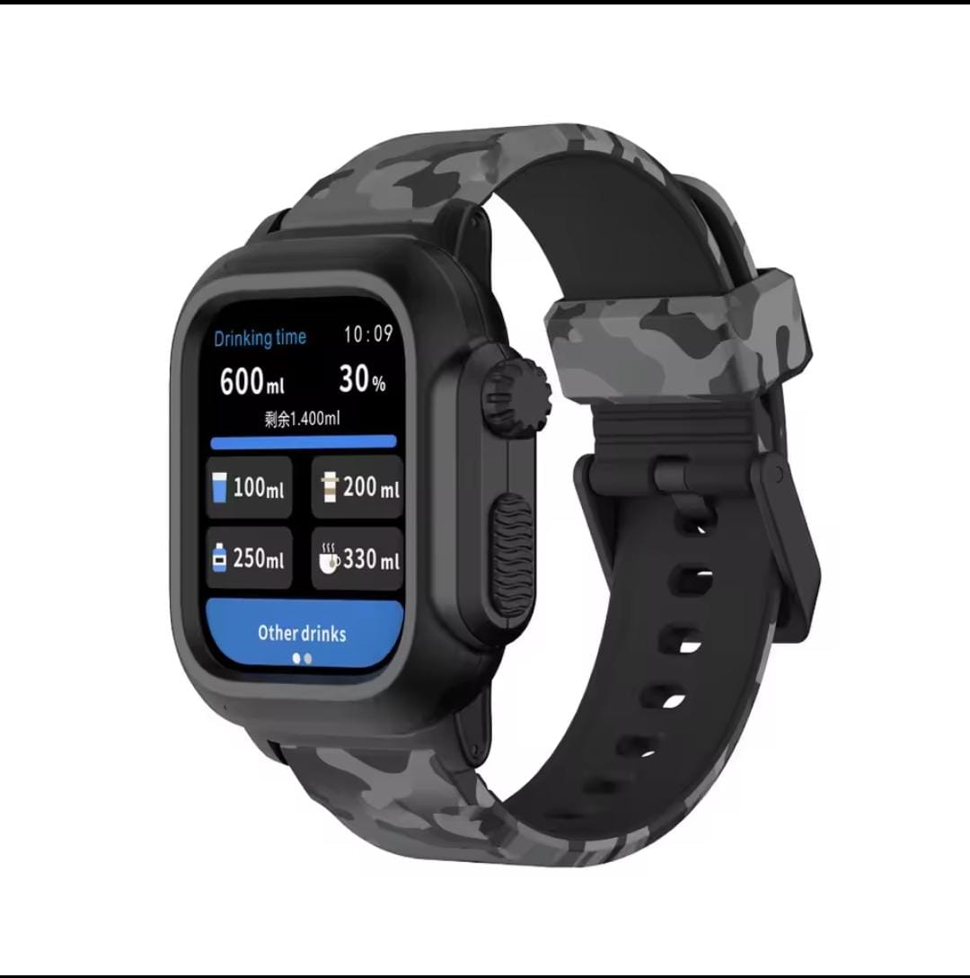 Silicone Band Case for Apple Watch Series 4/5/6 IP-68 Silicone Band Case for Apple Watch Series 4/5/6 IP-68