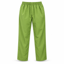Women’s Green Elastic-Waist Straight-Leg Trousers PSDR 1235– Medium