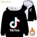 Tik Tok Kids Long Sleeve Zipper Hoodies Boy/Girl   B29447 - TUZZUT Qatar Online Shopping