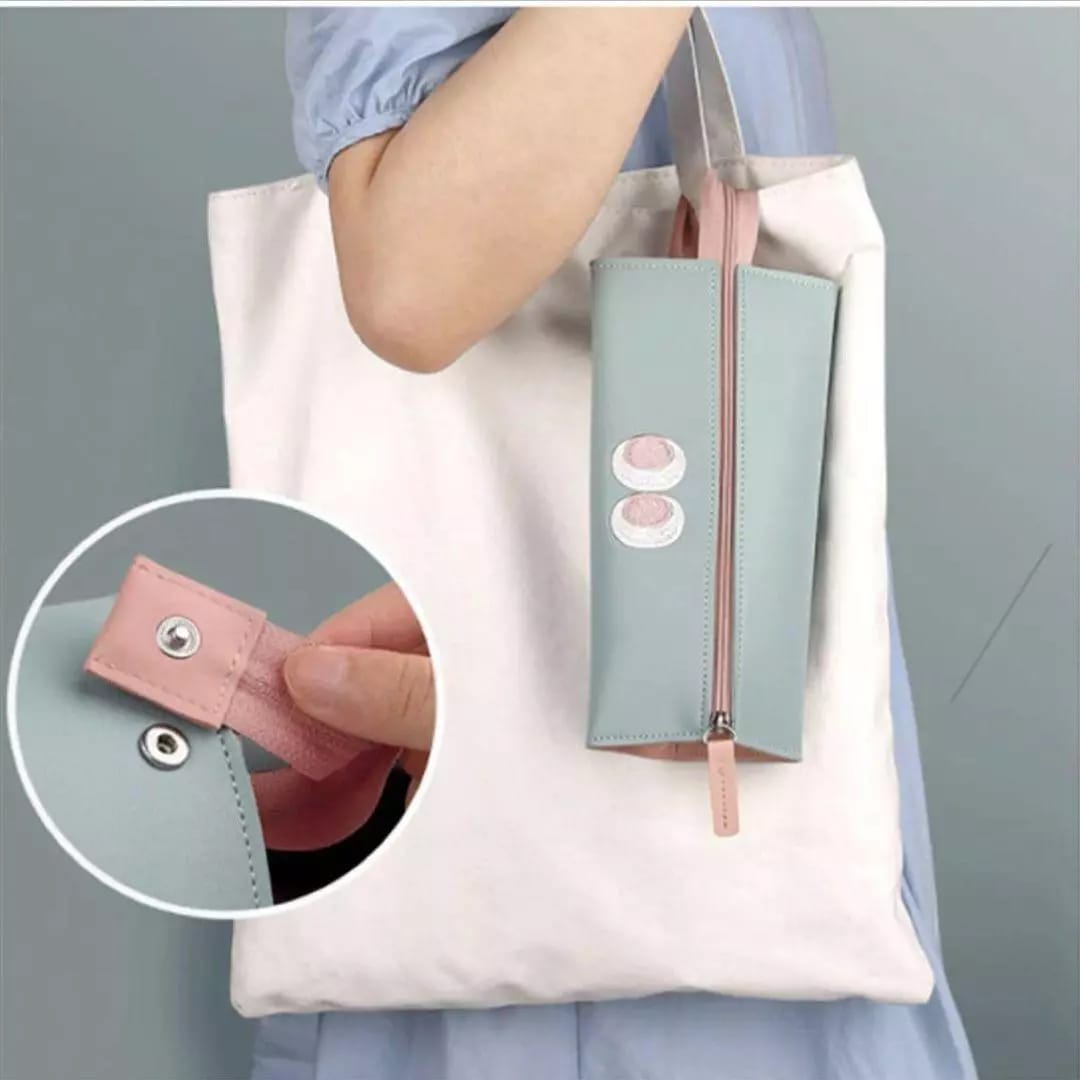 Pen Case Pencil Pencils Cute Stationery School Student White Pink S4267777 Pen Case Pencil Pencils Cute Stationery School Student White Pink S4267777