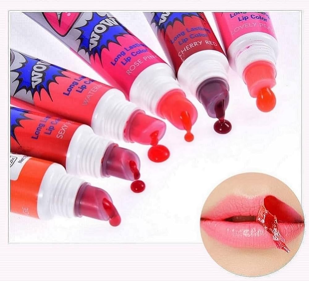 Lip Gloss Lipstick Tattoo Lipstick| Long Lasting| Waterproof (Pack of 6) 475000 Lip Gloss Lipstick Tattoo Lipstick| Long Lasting| Waterproof (Pack of 6) 475000