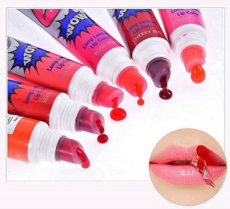Lip Gloss Lipstick Tattoo Lipstick| Long Lasting| Waterproof (Pack of 6) 475000 - TUZZUT Qatar Online Shopping