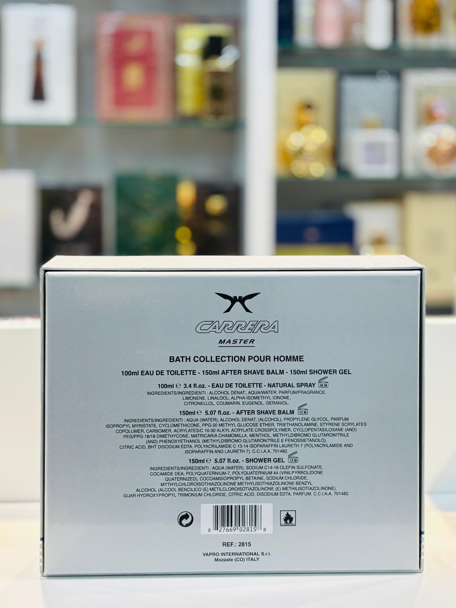 Carrera Master Bath Collection Pour Homme Gift Box Carrera Master Bath Collection Pour Homme Gift Box