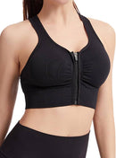 Women’s Yoga Bra Qijiana Bra Full Cup Support Sports Bra with Breathable Hollow Back for Daily Fitness  B8810 - TUZZUT Qatar Online Shopping