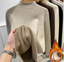 Women's Turtleneck Sweater Slim Tops   B165584 - TUZZUT Qatar Online Shopping