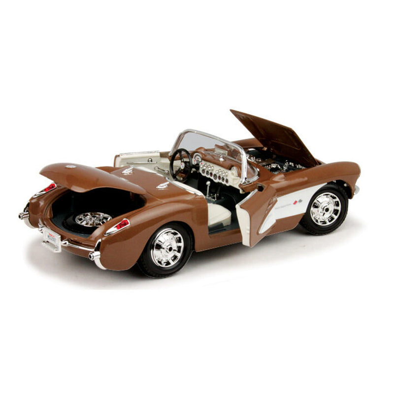 1957 Chevy Corvette - bronze 1:18 Scale Diecast Replica Model by Maisto S672435