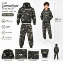 Kids Camouflage Hoodie & Jogger Tracksuit Set – 140 cm