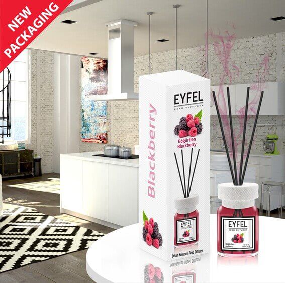 EYFEL Blackberry Reed Diffusers 120ml - TUZZUT Qatar Online Shopping