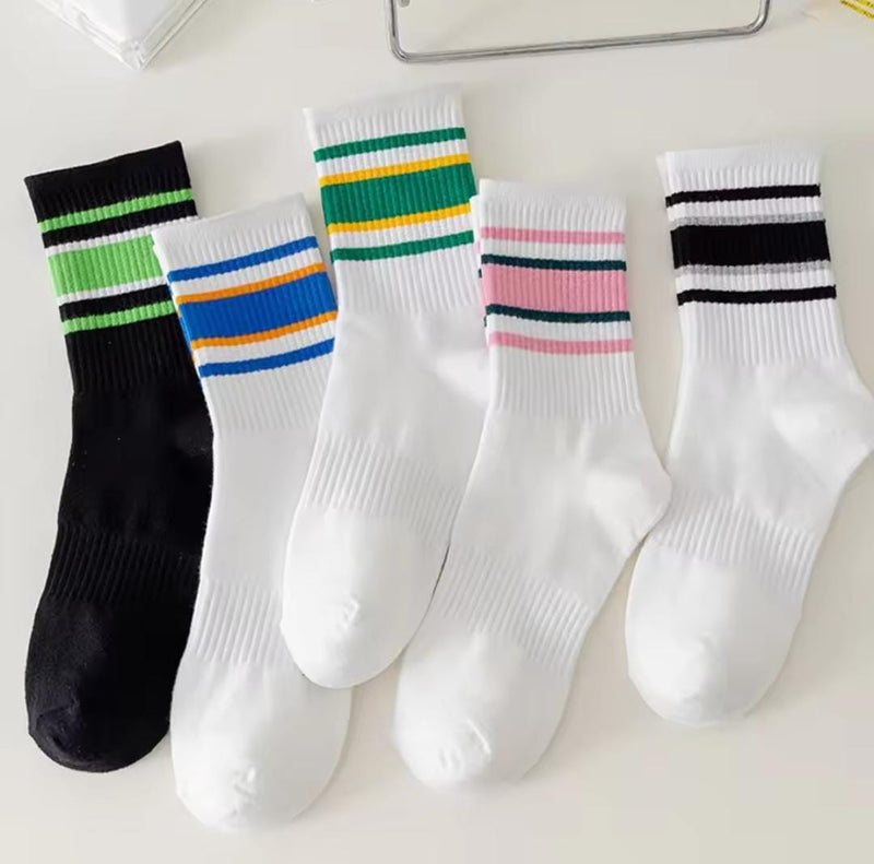 5 Pairs Women's Casual Comfortable Socks    489272 - TUZZUT Qatar Online Shopping
