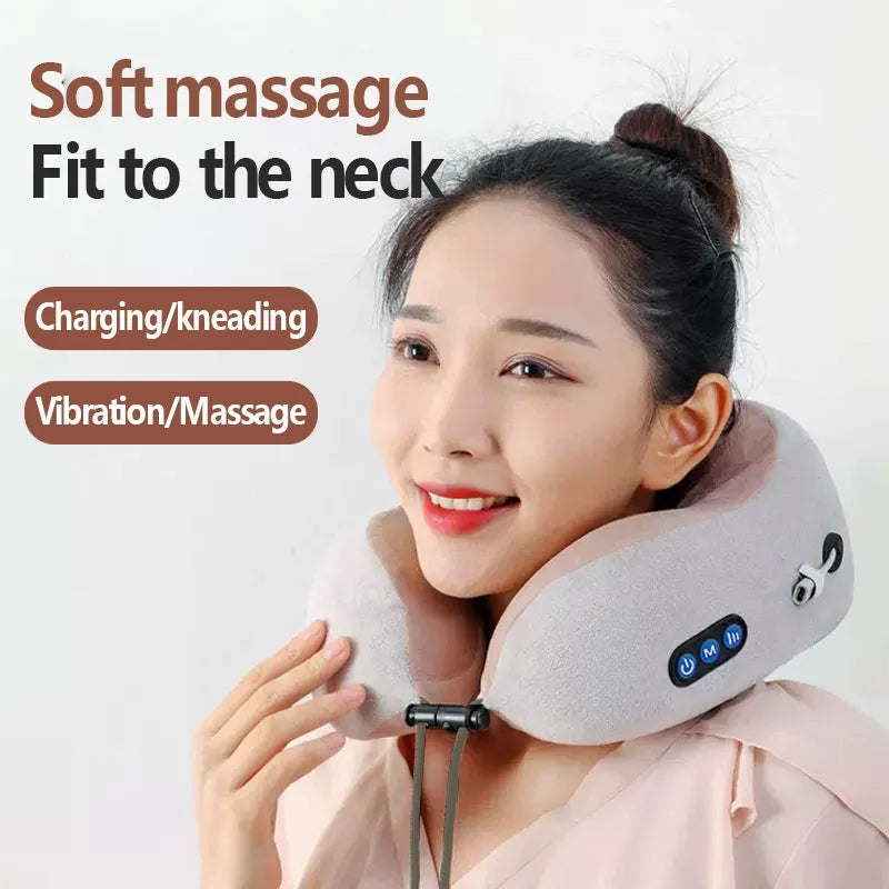 U-Shaped Neck Massage Pillow | TUZZUT Qatar Online Shopping
