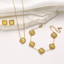 Women Fashion Gold Colour Necklace Set X4960012 - TUZZUT Qatar Online Shopping