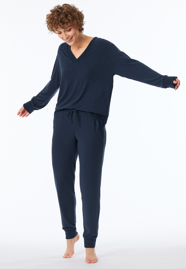 Women's Pajama Set Soft Sleepwear Long Sleeve Shirt and Jogging Pants Pajama Set S4396939 Women's Pajama Set Soft Sleepwear Long Sleeve Shirt and Jogging Pants Pajama Set S4396939