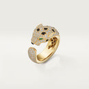 Panther Ring Yellow Gold Diamonds DN2030 - TUZZUT Qatar Online Shopping