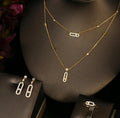 Necklace Earring Ring Sets For Women - Tuzzut.com Qatar Online Shopping