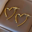 Exquisite Heart Earrings 1036
