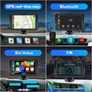 7 inch CarPlay Android Auto Car Radio Multimedia Video Player  Portable Touch Screen With USB AUX - TUZZUT Qatar Online Shopping