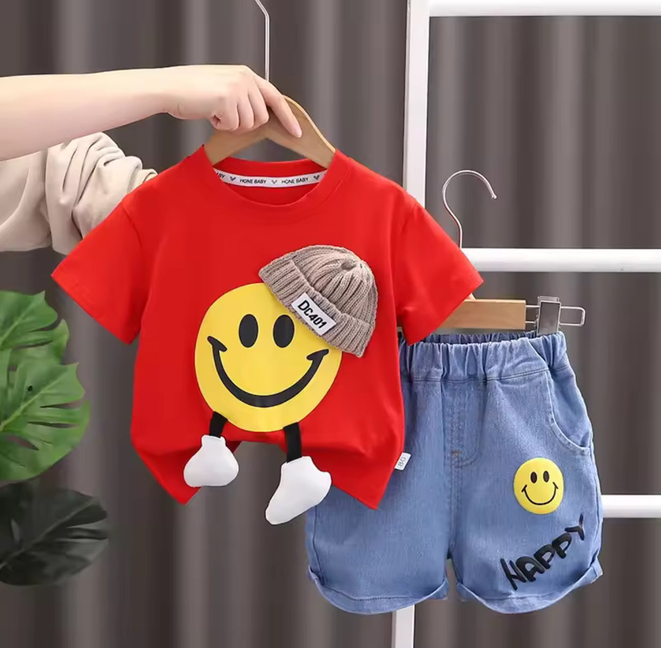 Summer New Cartoon Smile Face Short Sleeve Children's 1553770 Summer New Cartoon Smile Face Short Sleeve Children's 1553770