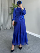 Women's Long Sleeve Solid Color Rhinestones/Gems/Crystals Jalabiya 457665 - TUZZUT Qatar Online Shopping