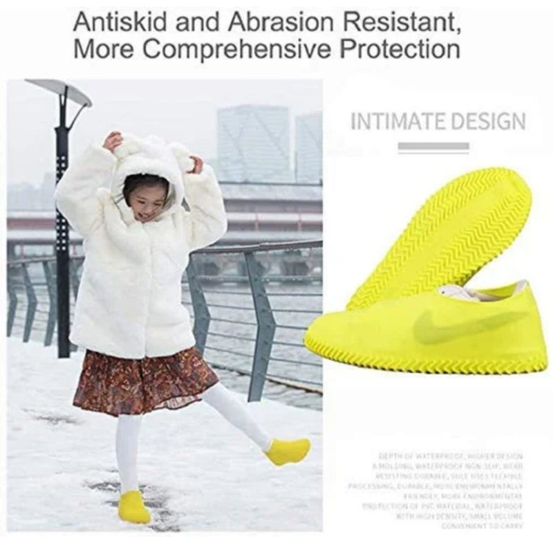 1pair Waterproof Silicone Shoe Covers 73863 - TUZZUT Qatar Online Shopping