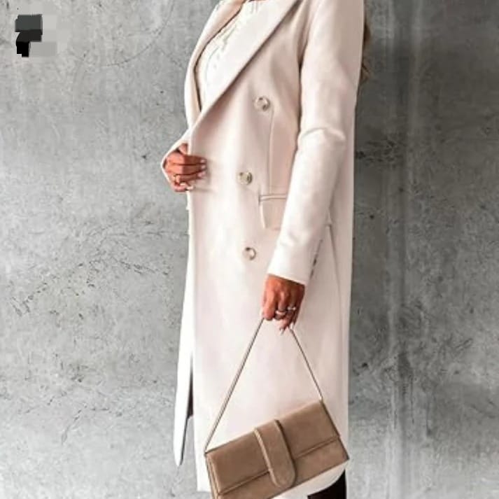 Women's Double Breasted Wool Coat WC258 Women's Double Breasted Wool Coat WC258