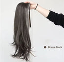 Woman Wig Synthetic Long Straight Ponytail Bandage Hair Tail Extensions-mod26 WB001 - TUZZUT Qatar Online Shopping